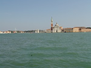The view from Punta Della Dogana to Isola di San Giorgio Maggiore.